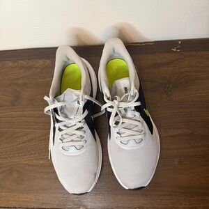 Nike Downshifter 12 Running Shoes Trainer Grey Black Volt Sneaker Men's